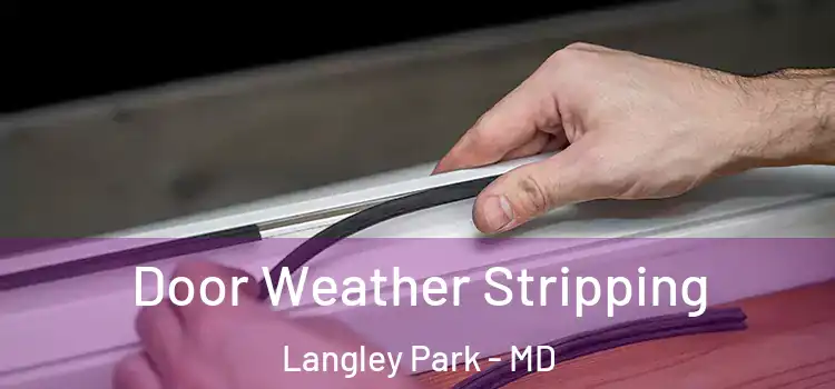 Door Weather Stripping Langley Park - MD