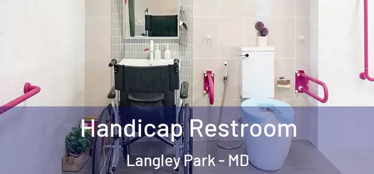 Handicap Restroom Langley Park - MD